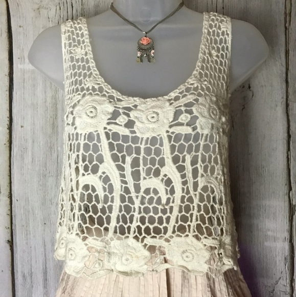 Hollister Tops - Hollister Macrame Tank